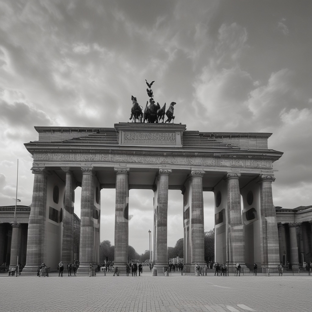 Iconic Brandenburg Gate in Berlin